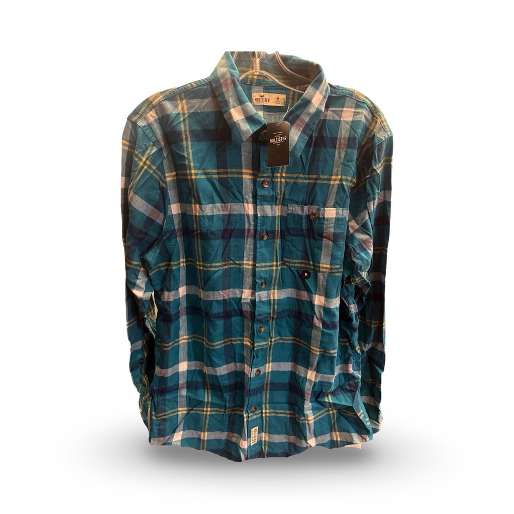 HOLLISTER MENS CAUSAL BOTTOM UP SHIRT NEW WITH TAGS